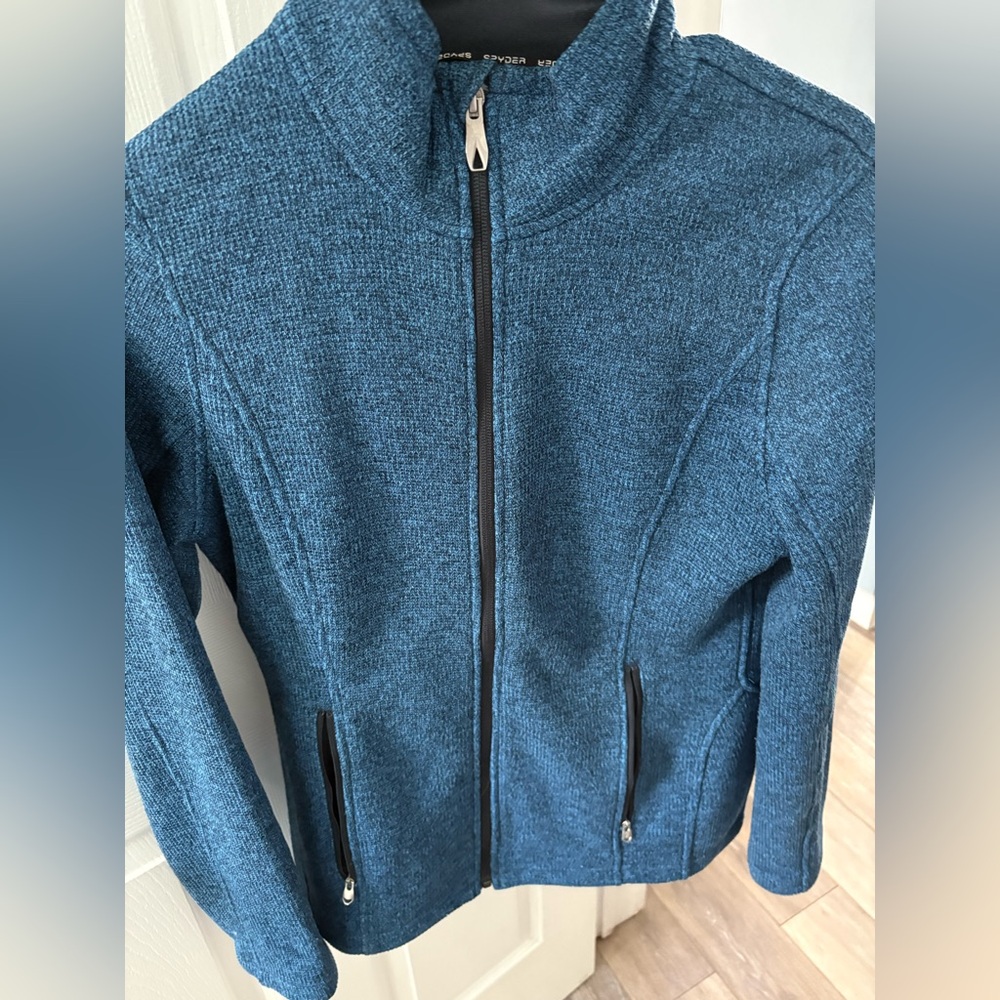 SPYDER women’s full zip Jacket. Blue